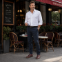Oferta Marimea 42 Pantofi barbati casual din piele naturala Bordeaux - LGKR30GRENA
